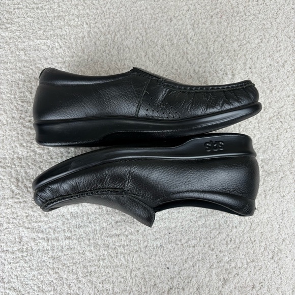 SAS Shoes Womens 9W Black Tripod Comfort Moccasin Slip On Leather Comfort Loafer - Picture 3 of 15